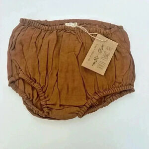 NWT The Simple Folk The Linen Bloomer Rust Kid 9/10